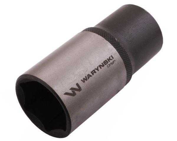 Nasadka sześciokątna 1/2". 29 mm. długa. CrV50BV30. DIN 3124. Waryński