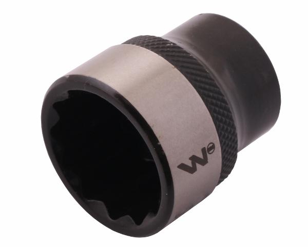 Nasadka dwunastokątna 3/8". 19 mm. CrV50BV30. DIN 3124. Waryński