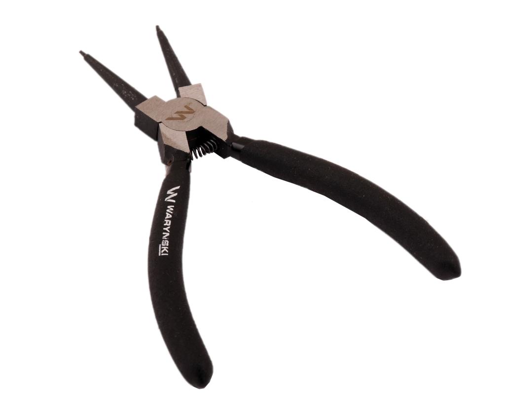 Szczypce do pierścieni osadczych segera 150 mm wewnętrzne proste Waryński