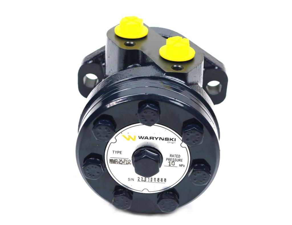 Silnik hydrauliczny orbitalny WMR 25 cm3/obr z wałkiem fi 32mm (100 bar / max.200 bar) Waryński