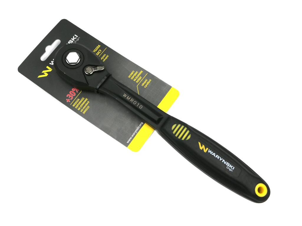 Grzechotka 1/2". 72 T. odgięta. Waryński