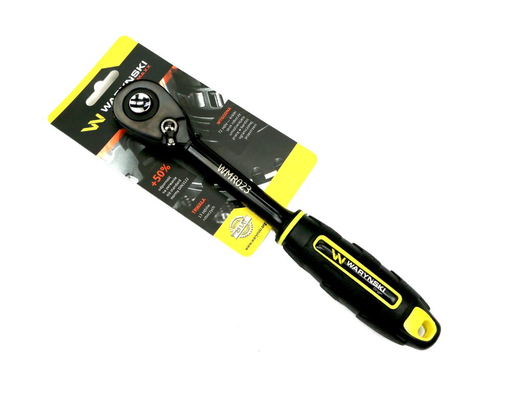 Grzechotka 1/2". 72 T. o zwiększonej odporności. Waryński