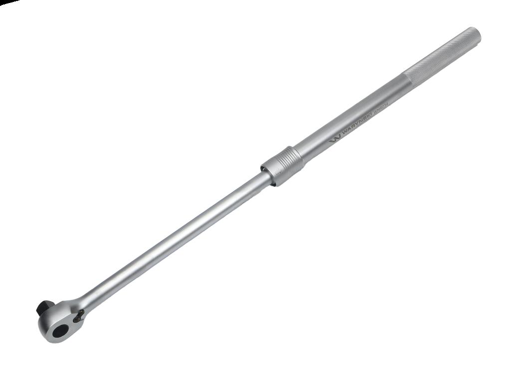 Grzechotka, 72 zęby teleskopowa do nasadek 3/4 cala długość 495-775mm, W mechanice pojazdów i maszyn,w przemyśle i pracach konstrukcyjnych, Waryński