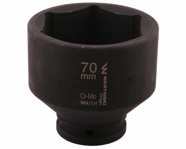 Nasadka udarowa sześciokątna 3/4". 70 mm. CrMo. DIN 3129. Waryński