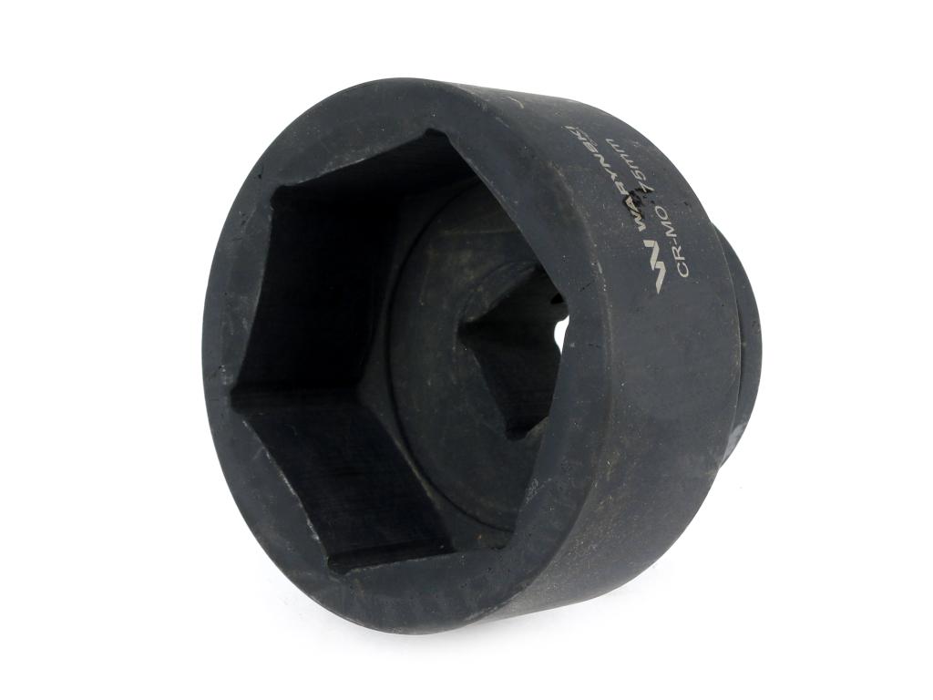 Nasadka udarowa 1" sześciokątna 75mm Waryński