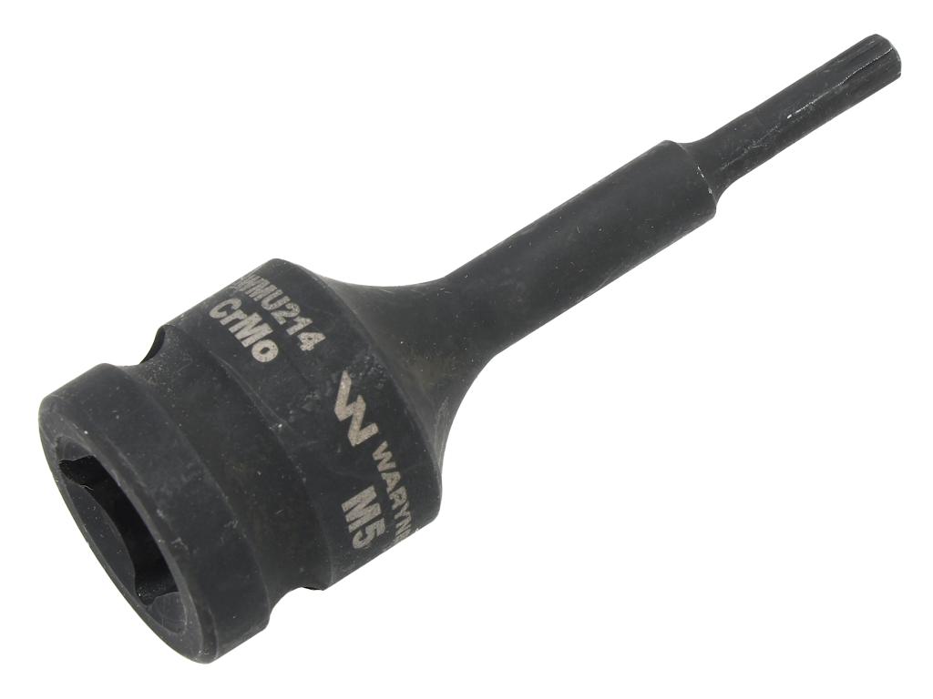 Nasadka udarowa 1/2", bit spline M5 ze stali CrMo, Waryński