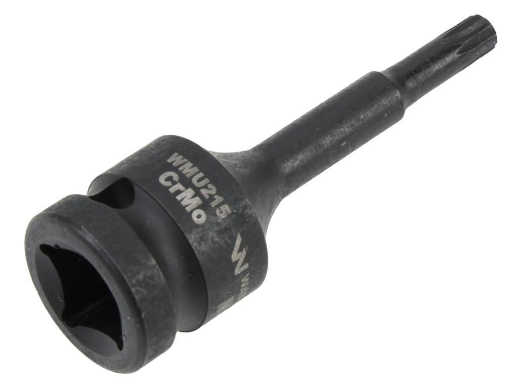 Nasadka udarowa 1/2", bit spline M6 ze stali CrMo, Waryński