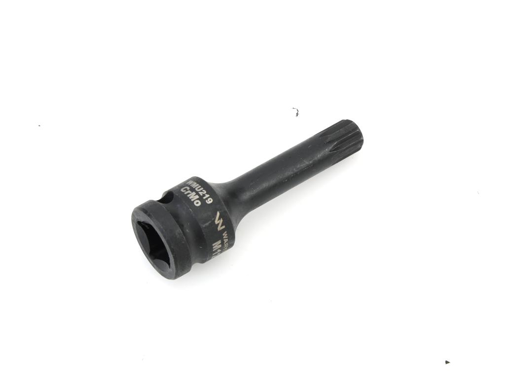 Nasadka udarowa 1/2", bit spline M12 ze stali CrMo, Waryński