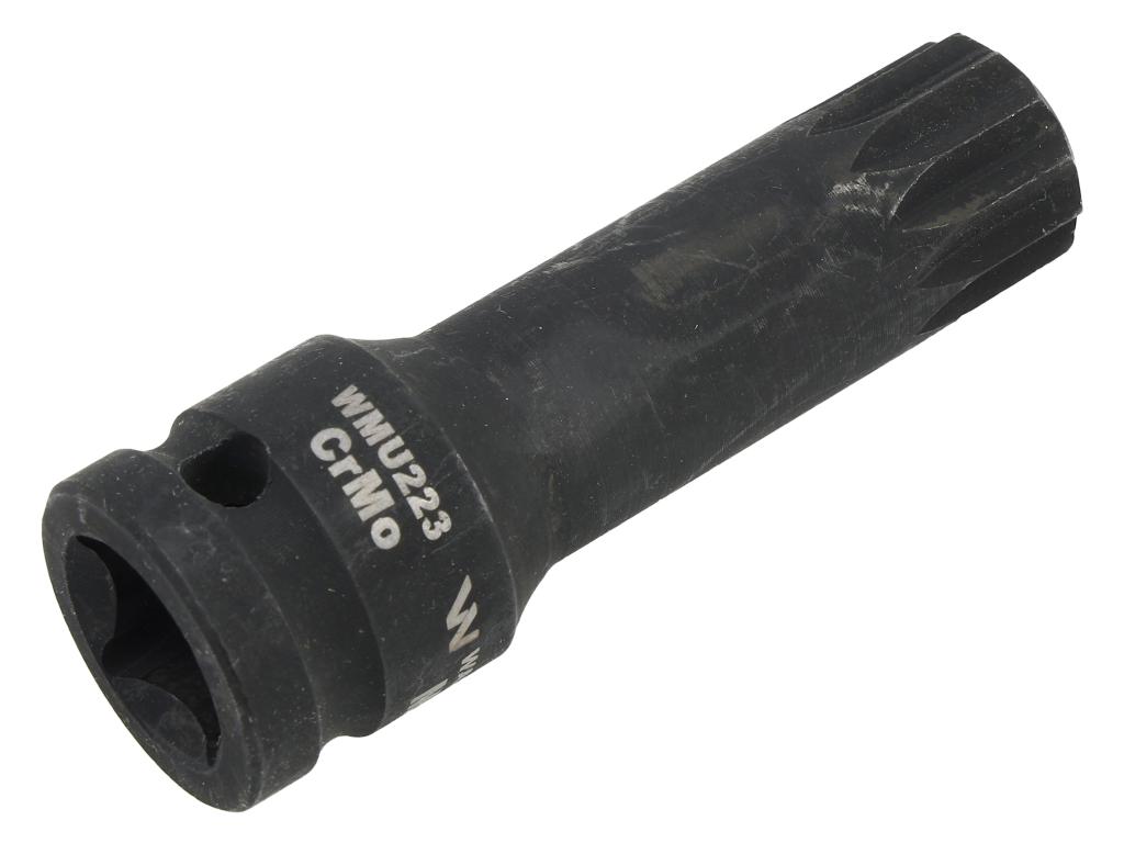 Nasadka udarowa 1/2", bit spline M20 ze stali CrMo, Waryński