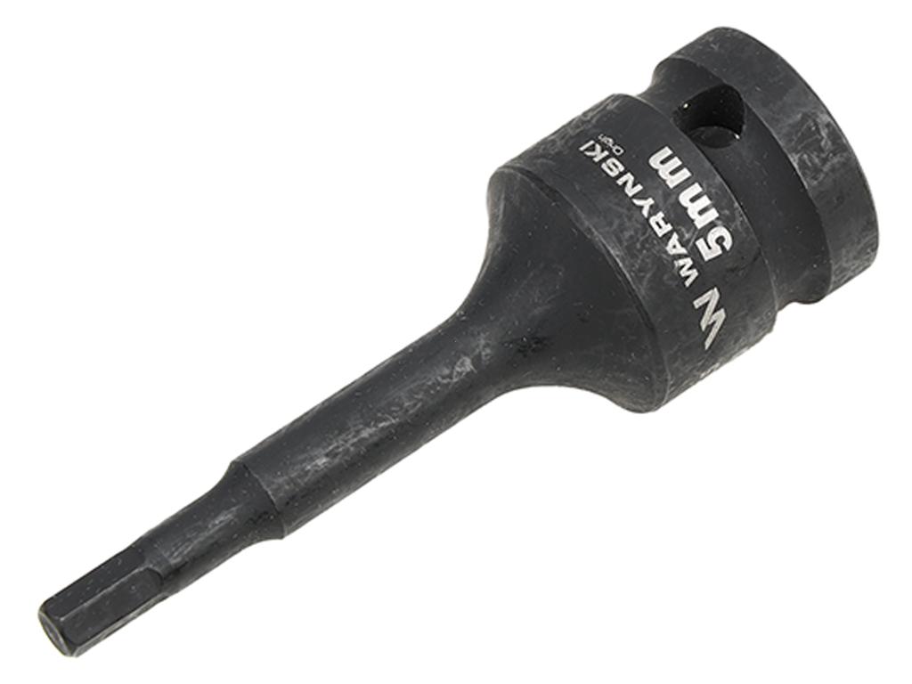 Nasadka udarowa 1/2", imbusowa 5mm hex H5 ze stali CrMo, Waryński