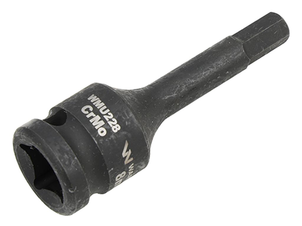 Nasadka udarowa 1/2", imbusowa 8mm hex H8 ze stali CrMo , Waryński