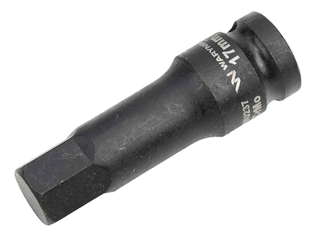 Nasadka udarowa 1/2", imbusowa 17mm hex H17 ze stali CrMo , Waryński
