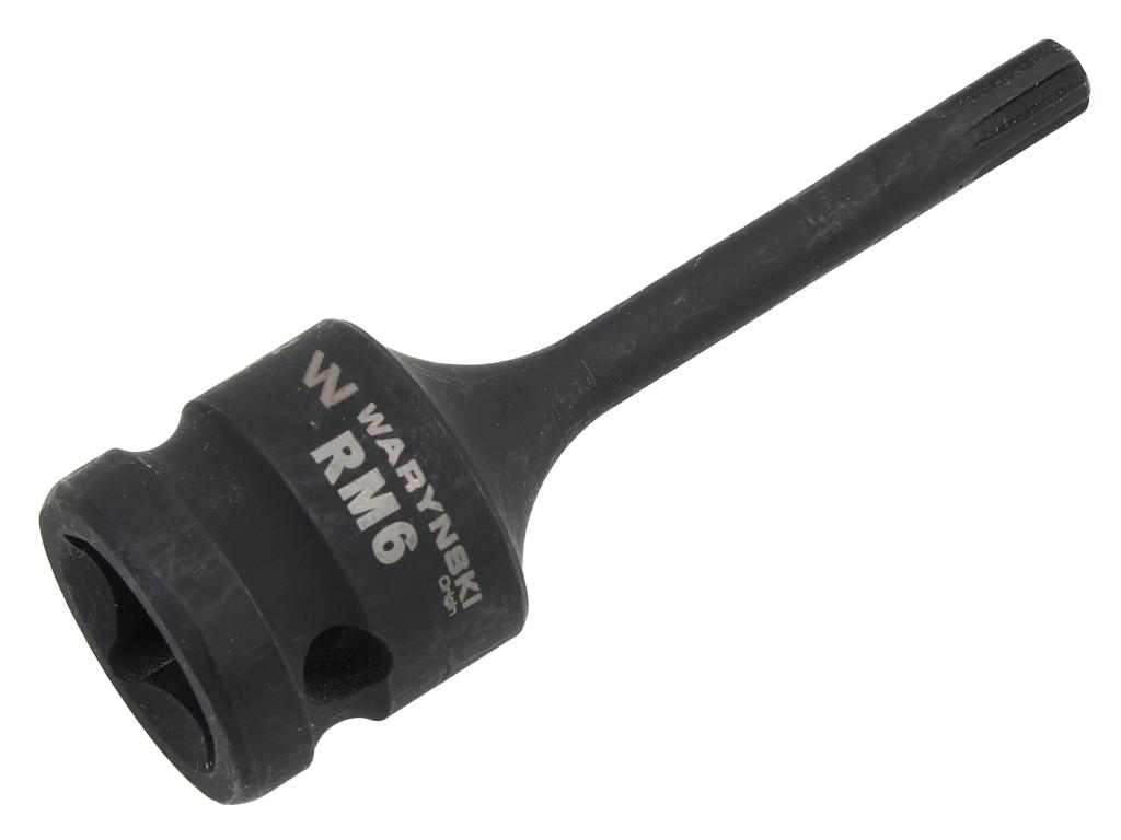 Nasadka udarowa, 1/2" ribe RM6 ze stali CrMo, Waryński