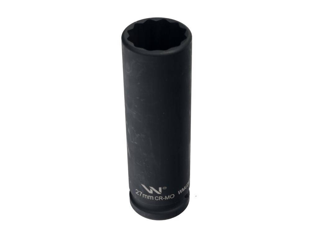 Nasadka udarowa 3/4" dwunastokątnaze stali CrMo 27mm bardzo długa D120 SLIM Waryński
