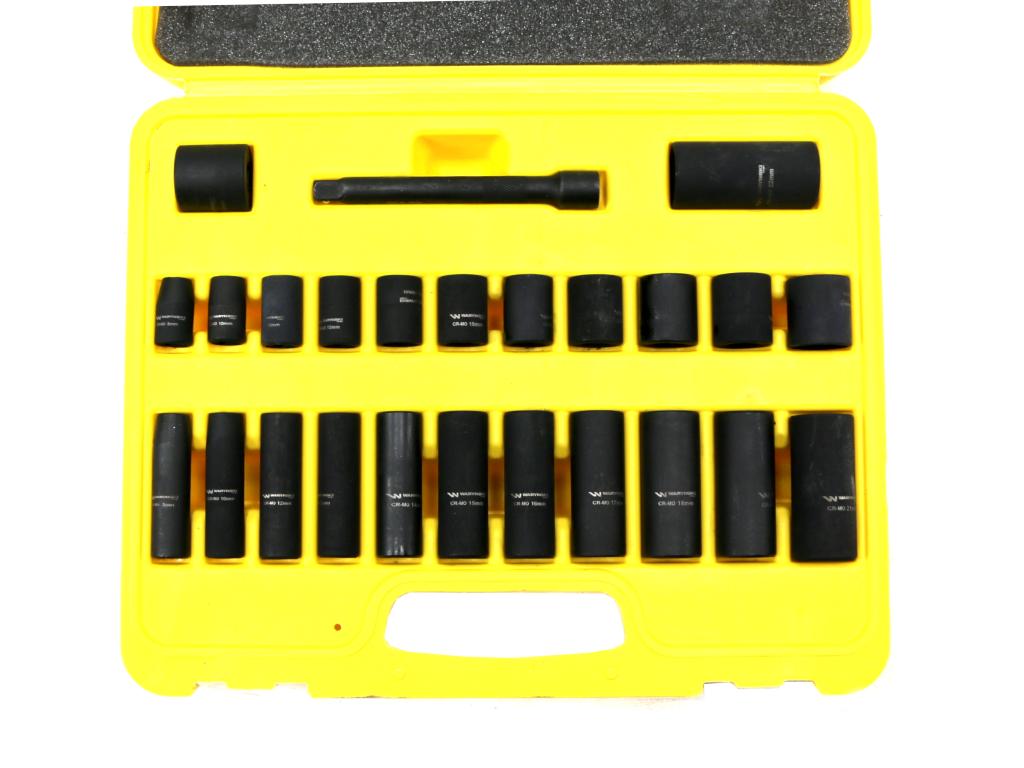 Zestaw nasadek udarowych 3/8" 25 el. Waryński