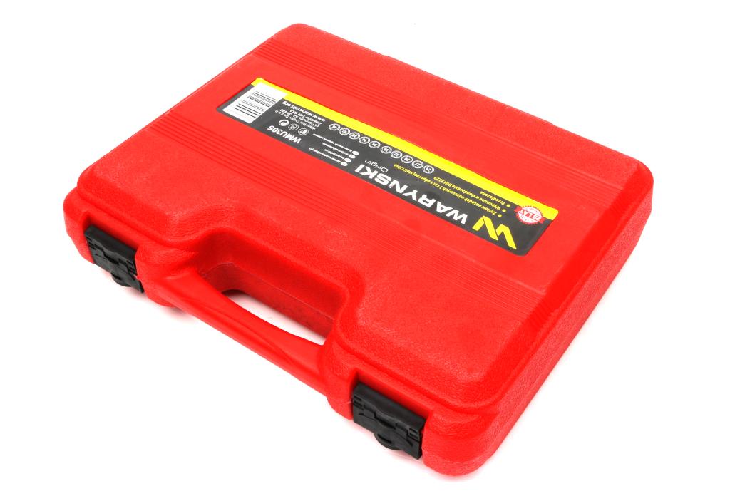 Zestaw nasadek udarowych  1"  10 cz. 24. 27. 30. 32. 33. 34 .36. 38. 41. 46  mm ze stali CrMo DIN 3129 Waryński