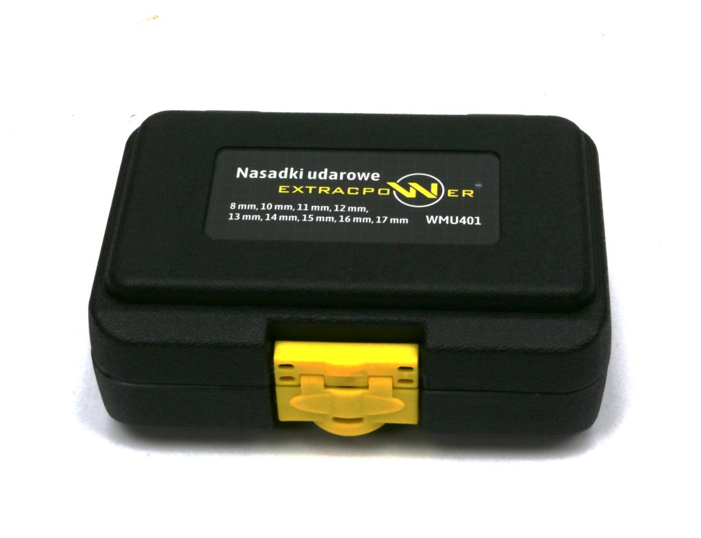 Zestaw nasadek udarowych 1/2 z uchwytem kluczowym do awaryjnego odkręcania 11 el Waryński
