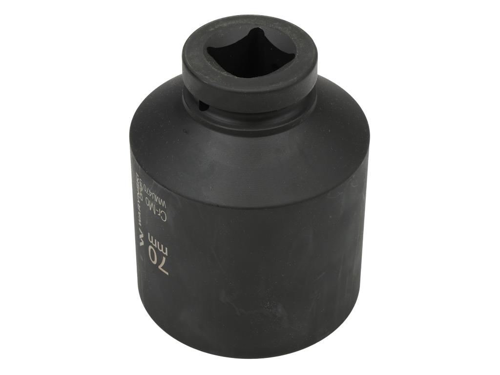 Nasadka udarowa, sześciokątna 1" bardzo długa 70mm CrMo d.125mm, Waryński