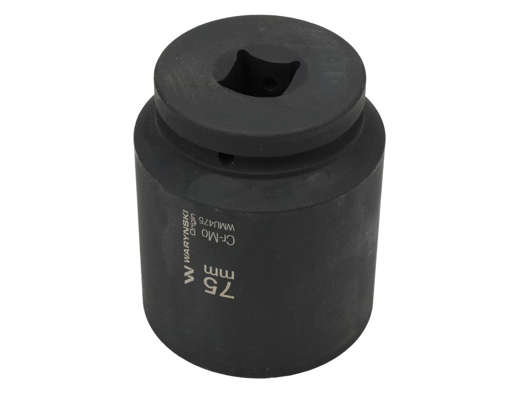 Nasadka udarowa, sześciokątna 1" bardzo długa 75mm CrMo d.125mm, Waryński