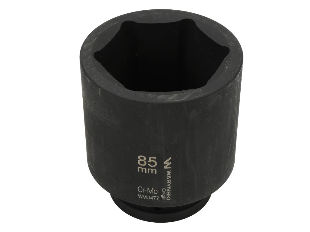 Nasadka udarowa, sześciokątna 1" bardzo długa 85mm CrMo d.135mm, Waryński