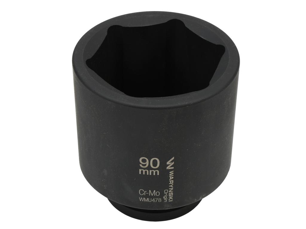 Nasadka udarowa, sześciokątna 1" bardzo długa 90mm CrMo d.135mm, Waryński