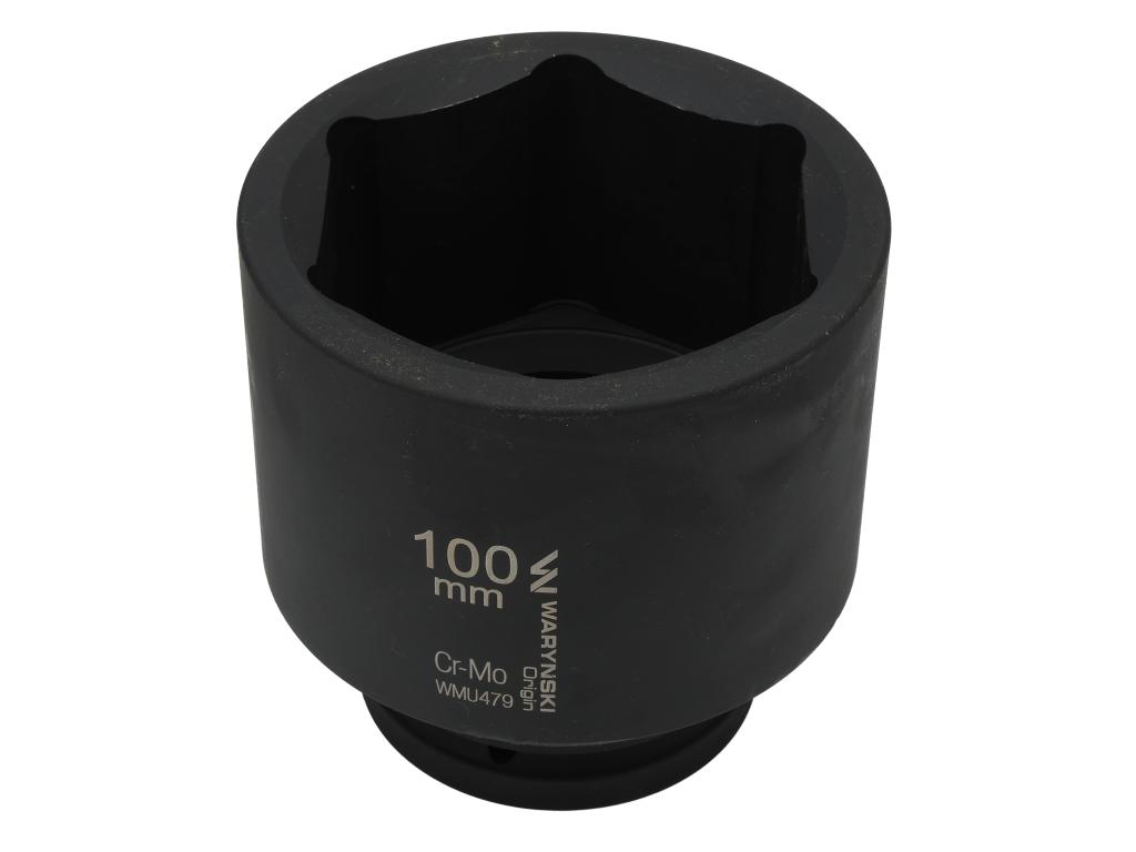 Nasadka udarowa, Sześciokątna 1" bardzo długa 100mm CrMo d.135mm, Waryński