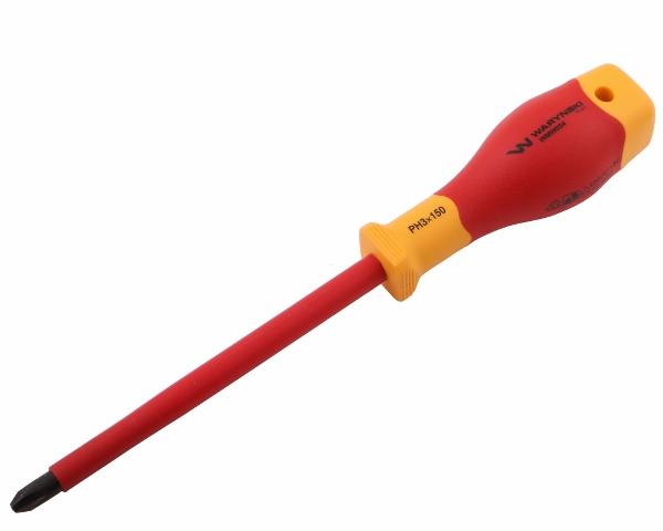 Wkrętak PH3 150 mm izolowany VDE stal S2, Waryński