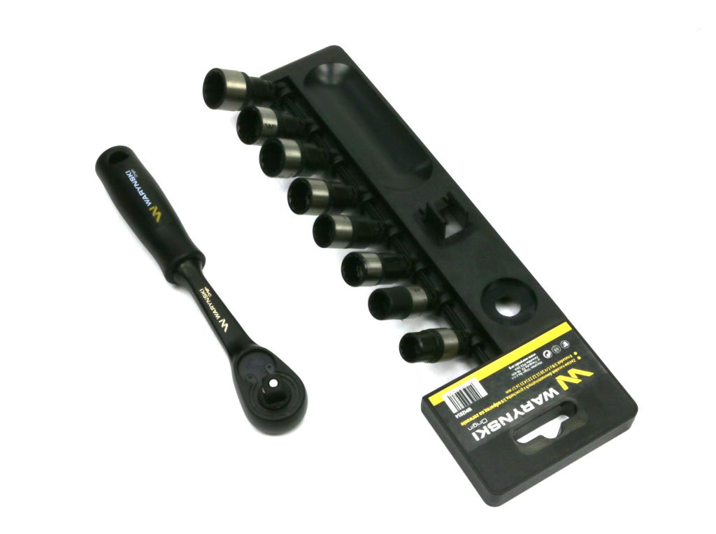 Zestaw L nasadek 3/8  10 11 12 13 14 15 16 17 mm z grzechotką Waryński
