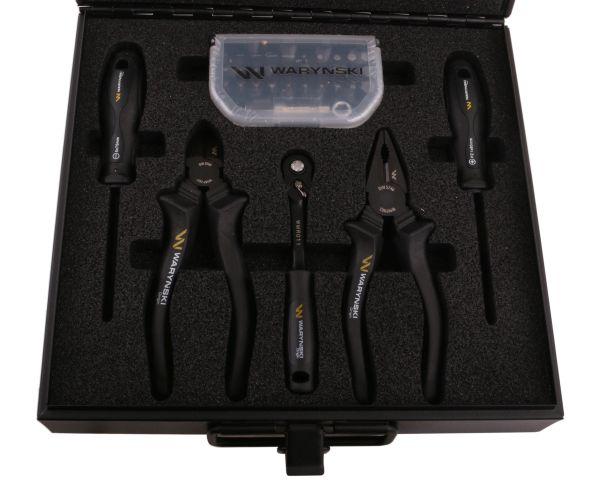 Zestaw nasadek w kasecie metalowej 68 el. Waryński