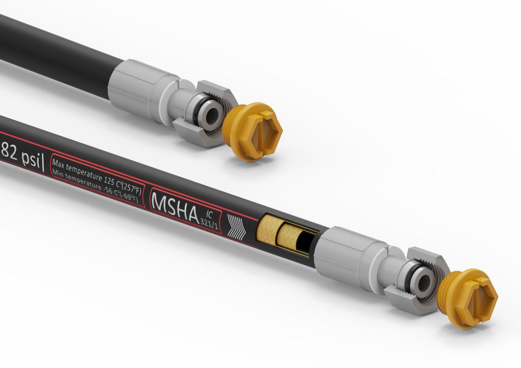 Przewód hydrauliczny gładki POWER-PLUS 385 bar DN10-2SN L-5000mm AA M18x1.5 proste 38.5MPa Waryński