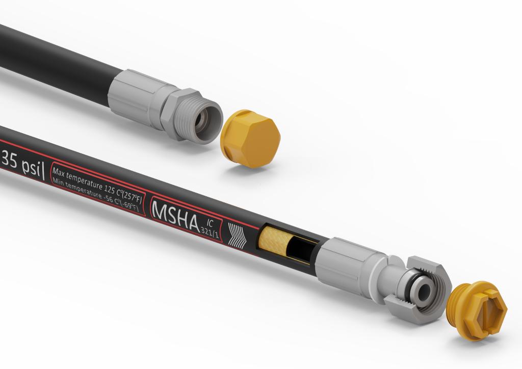 Przewód hydrauliczny gładki POWER-PLUS 230 bar DN10-1SN L-1000mm AB M18x1.5 proste 23.0MPa Waryński
