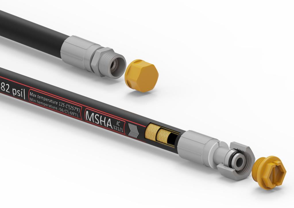 Przewód hydrauliczny gładki POWER-PLUS 385 bar DN10-2SN L-630mm AB M18x1.5 proste 38.5MPa Waryński