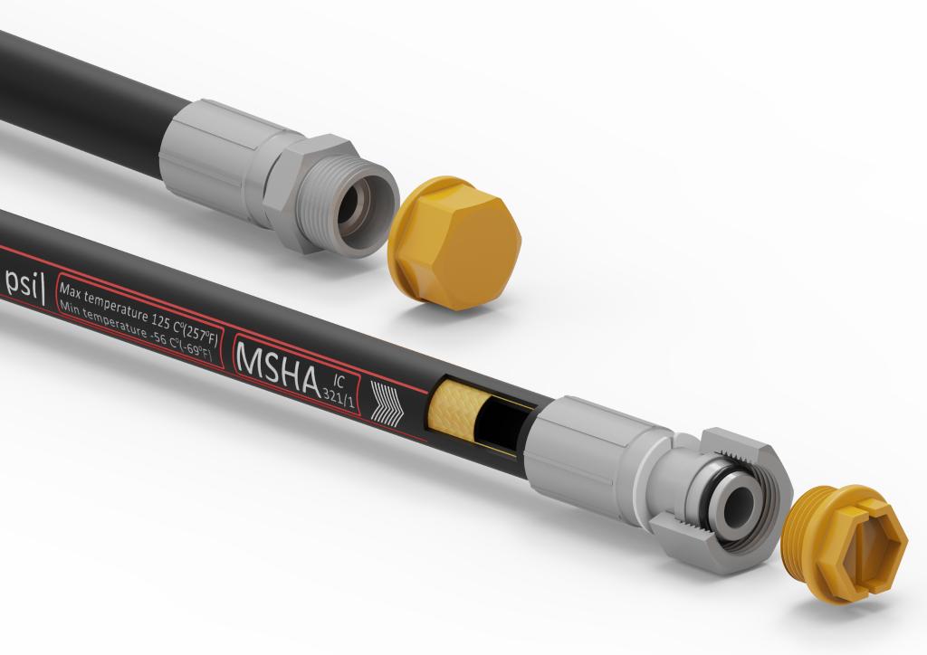 Przewód hydrauliczny gładki POWER-PLUS 210 bar DN12.5-1SN L-1000mm AB M22x1.5 proste 7214/07-20-000/0 , 7274/07-074/0 Troll 21.0MPa Waryński