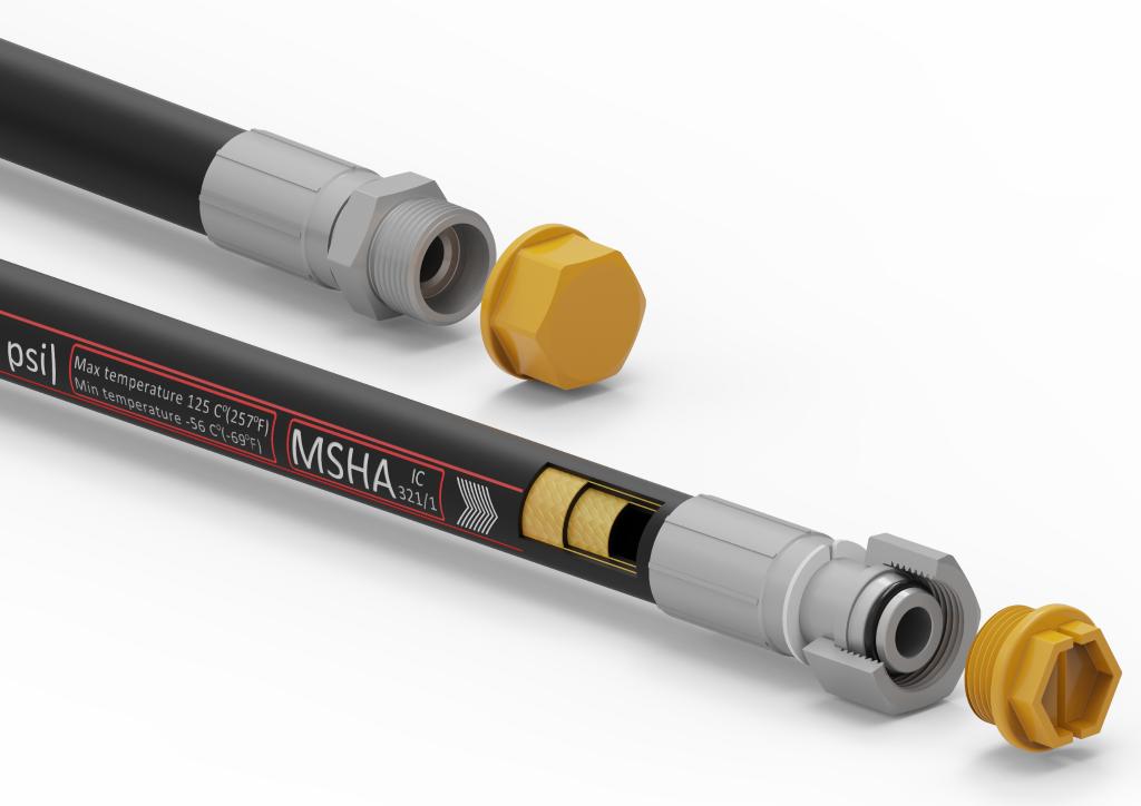 Przewód hydrauliczny gładki POWER-PLUS 350 bar DN12.5-2SN L-500mm AB M22x1.5 proste 7214/07-103/0 . 7214/07-74-000/0 Cyklop Troll 35.0MPa Waryński