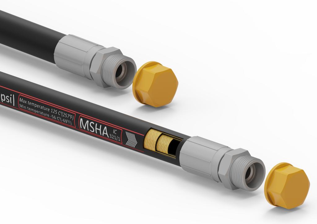 Przewód hydrauliczny gładki POWER-PLUS 350 bar DN12.5-2SN L-1000mm BB M22x1.5 proste 35.0MPa Waryński