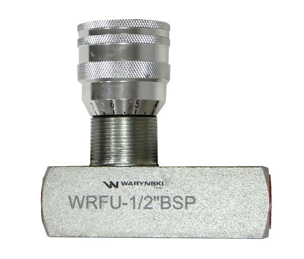 Zawór dławiąco-zwrotny WRFU 90 1/2"BSP Waryński