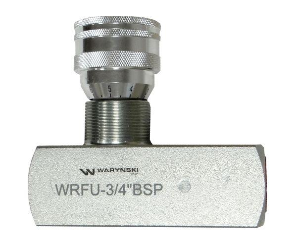 Zawór dławiąco-zwrotny WRFU 90 3/4"BSP Waryński