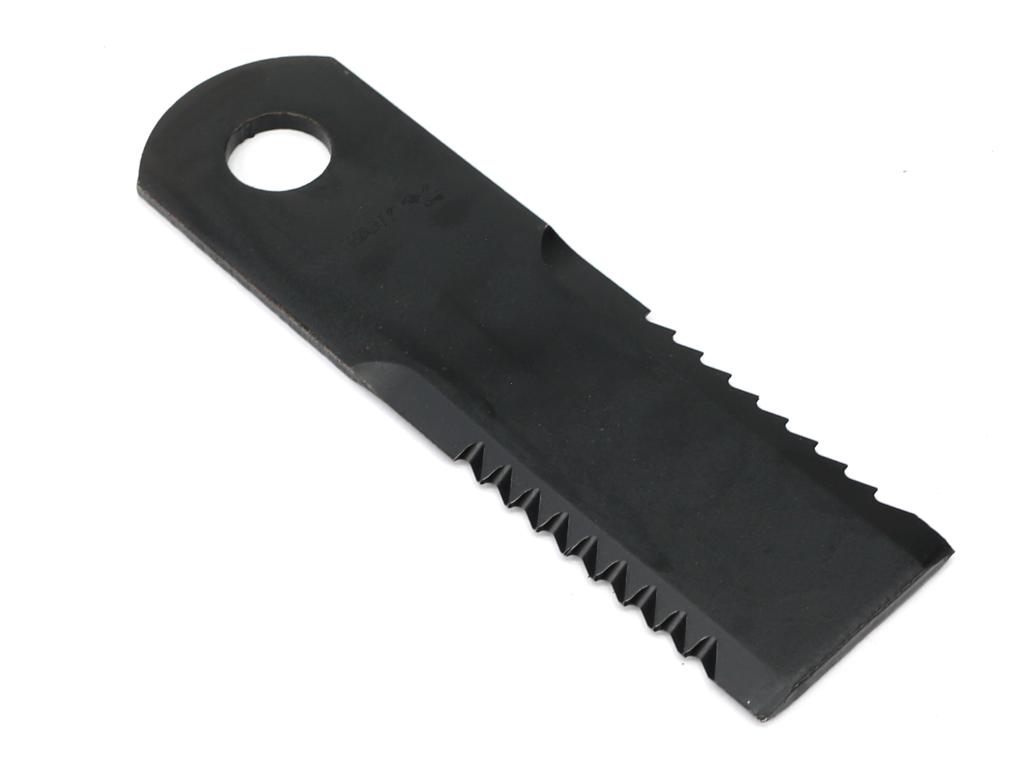 Nóż obrotowy rozdrabniacz słomy sieczkarnia uzębiony 173x50x4.5mm otwór 20 zastosowanie 84068444 New Holland WARYŃSKI ( sprzedawane po 25 )
