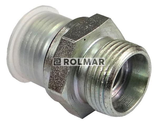 Przyłącze hydrauliczne proste BB M22x1,5-G1/2-ED z uszcz. (G1/2X22) CAST