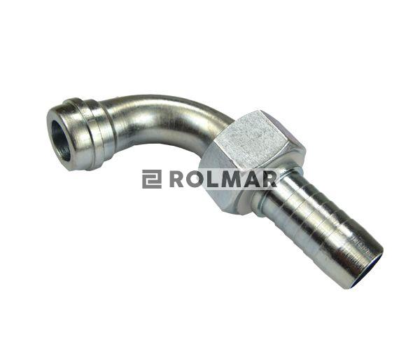 Zakucie do węży hydraulicznych DKL90 fi-25 gwint wewnętrzny M36x2