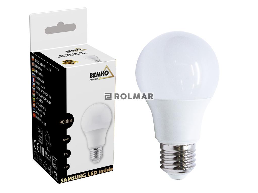 Żarówka LED (LED SAMSUNG) 230V E27 A60 9.5W 900LM 4000K barwa dzienna (sprzedawane po 10)