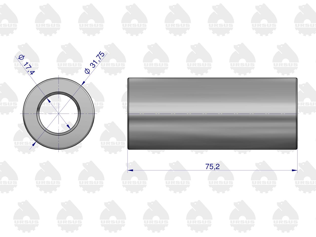 Zestaw naprawczy silnika 46910000, 0437890 MF3 (komplet) ORYGINAŁ URSUS