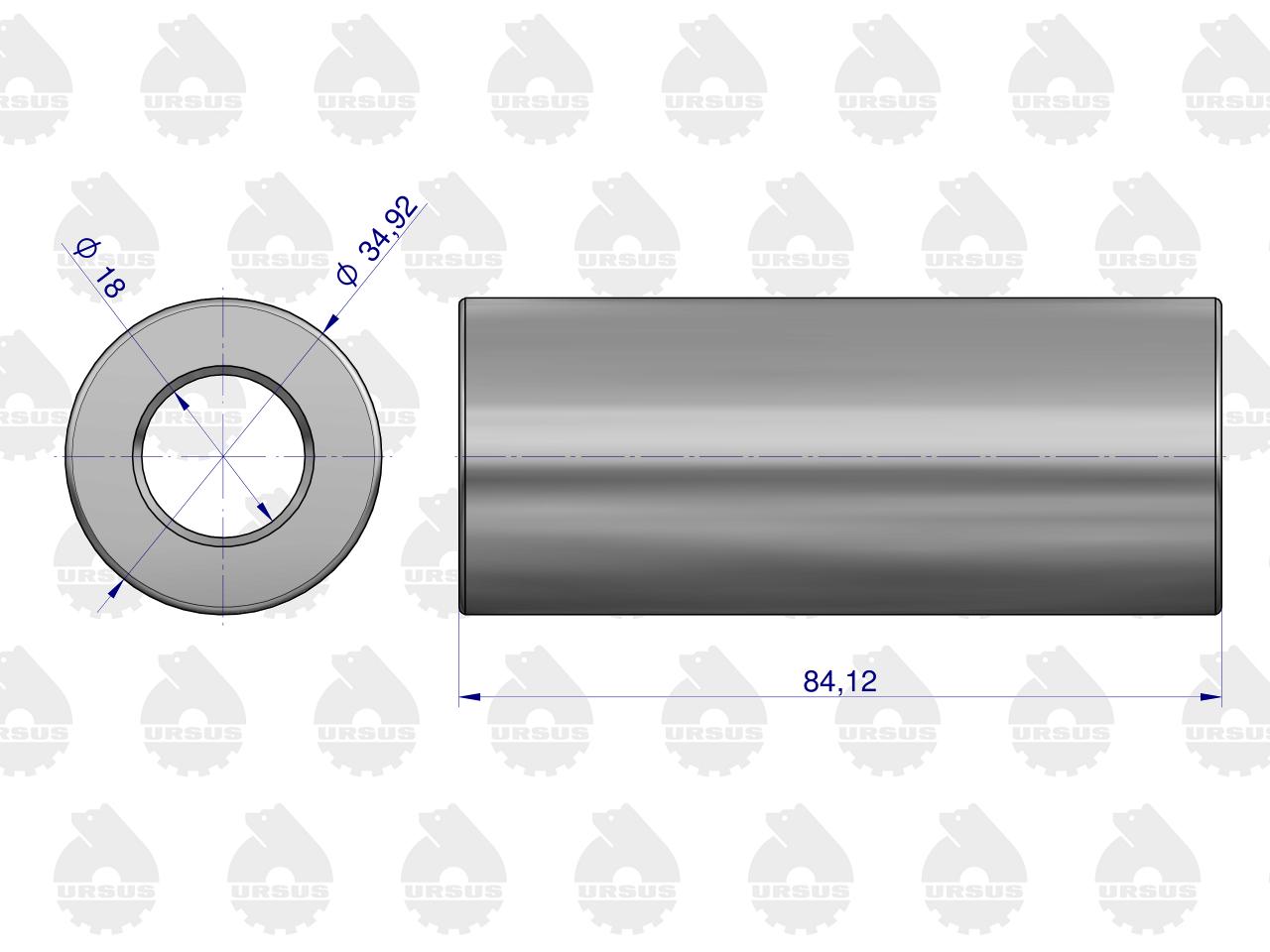 Zestaw naprawczy silnika 31358348, 0437990 MF4 (komplet) ORYGINAŁ URSUS