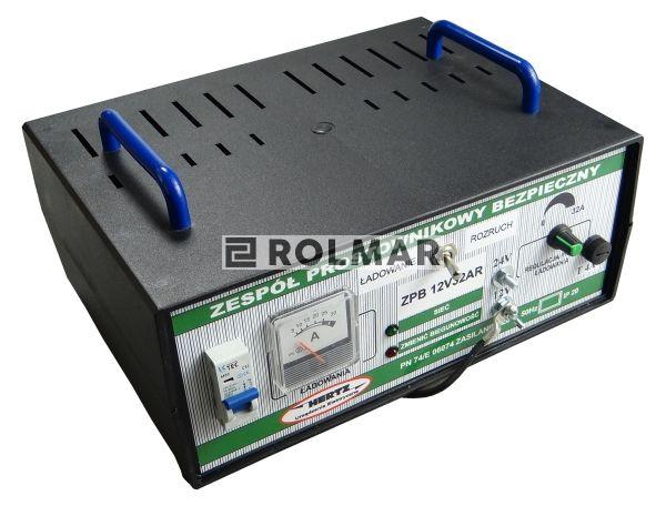 Prostownik z rozruchem 12V-24V 32A/380A Hertz