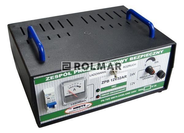 Prostownik z rozruchem 12V 32A/280A Hertz